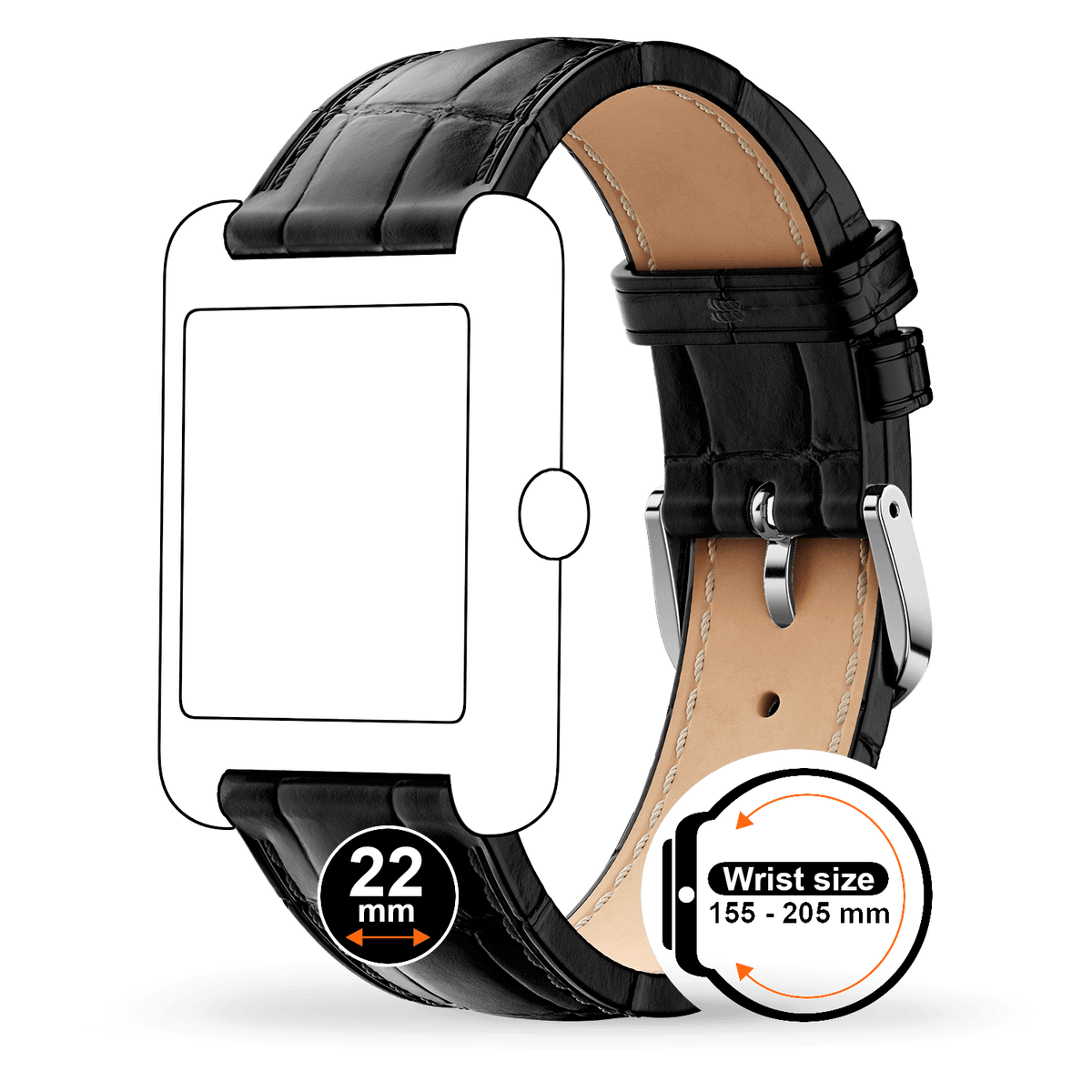 Band leather (22mm)